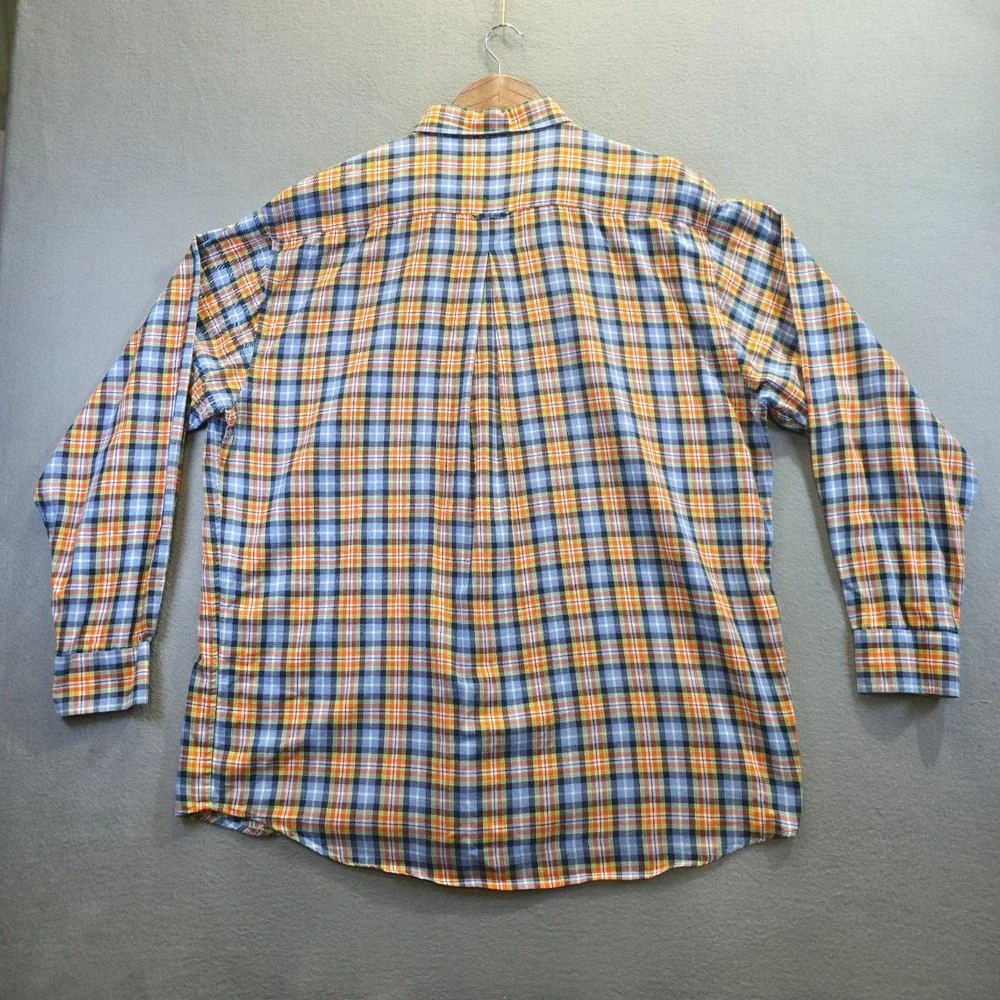 Judson Wade Collection Men's Long Sleeve Button Up Plaid Flannel Size XL‎
